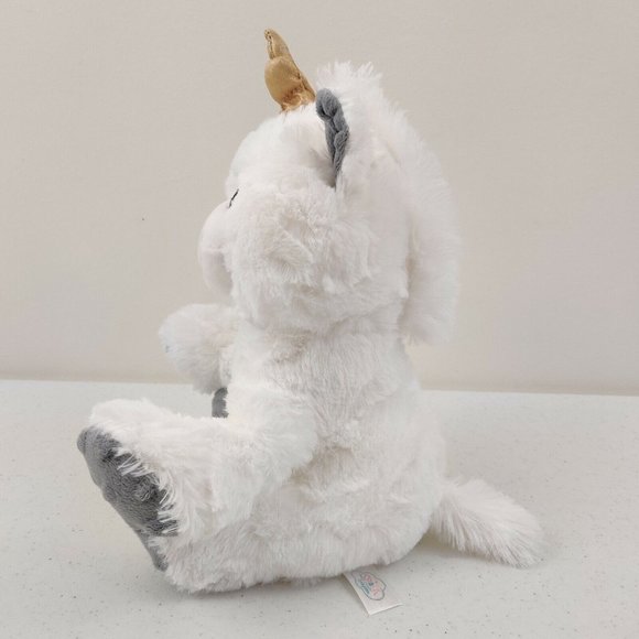 Spark Create Imagine Stuffed Animal Soft Plush Crinkle Rattle UNICORN - Picture 2 of 9
